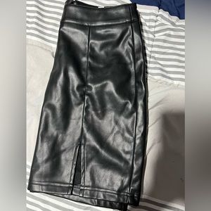 Leather Skirt